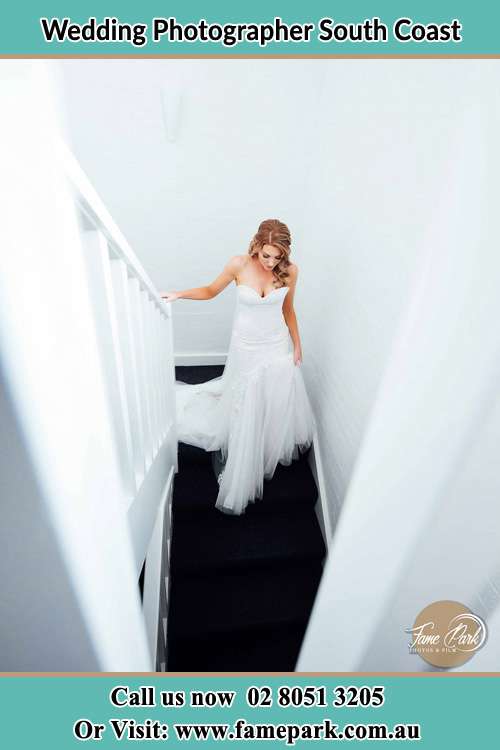 The Bride Walking Down The Stairs South Coast